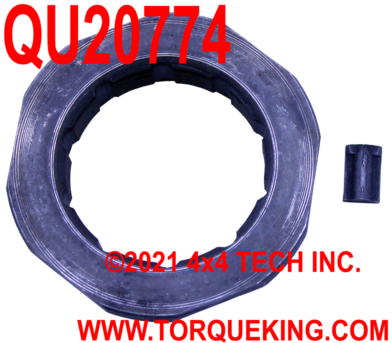 QU20774 Auto Hub Spindle Nut for Ford Ranger, Explorer, Bronco II Torque King 4x4