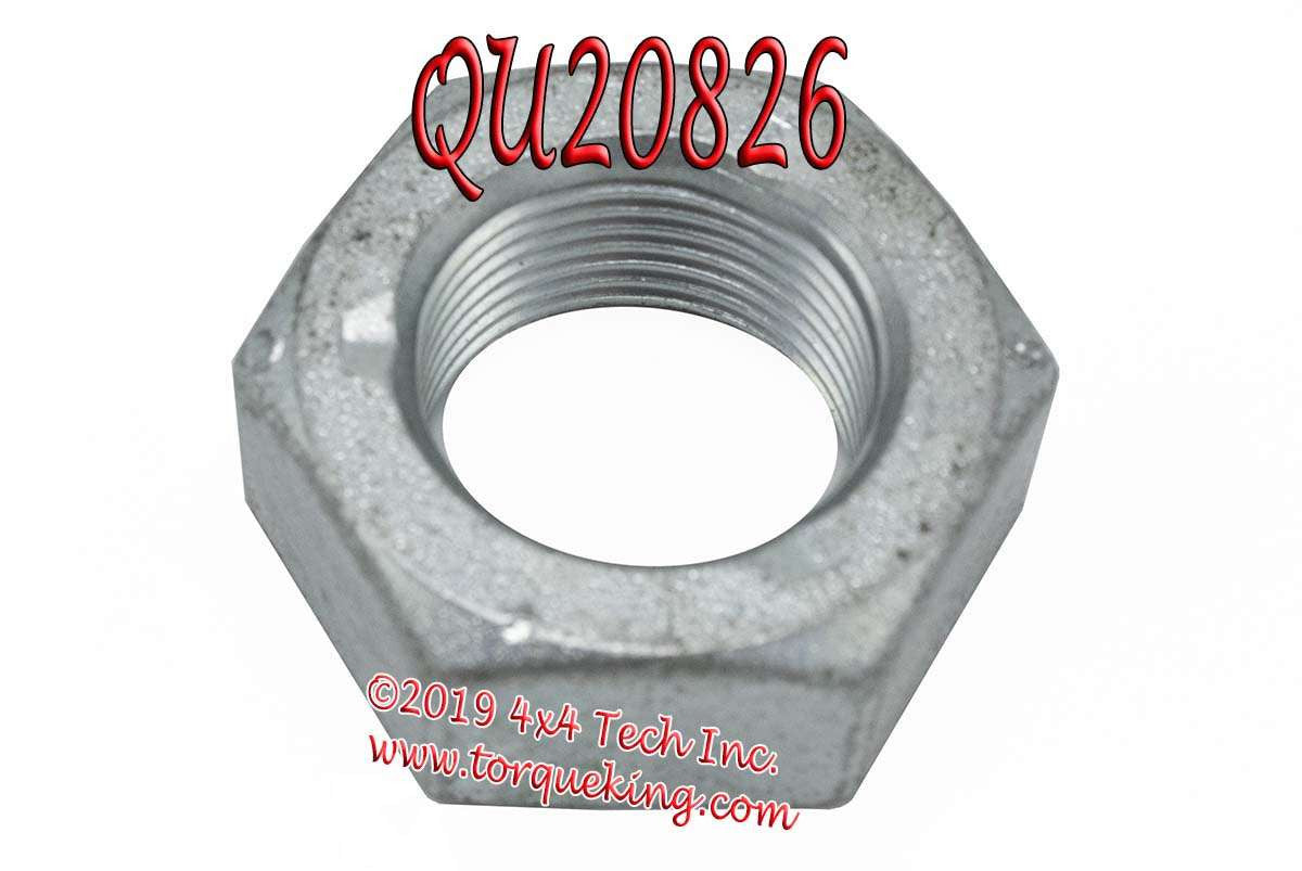 QU20826 Differential Pinion Shaft 6 Point Nut for M275, M300 Rear Axles Torque King 4x4