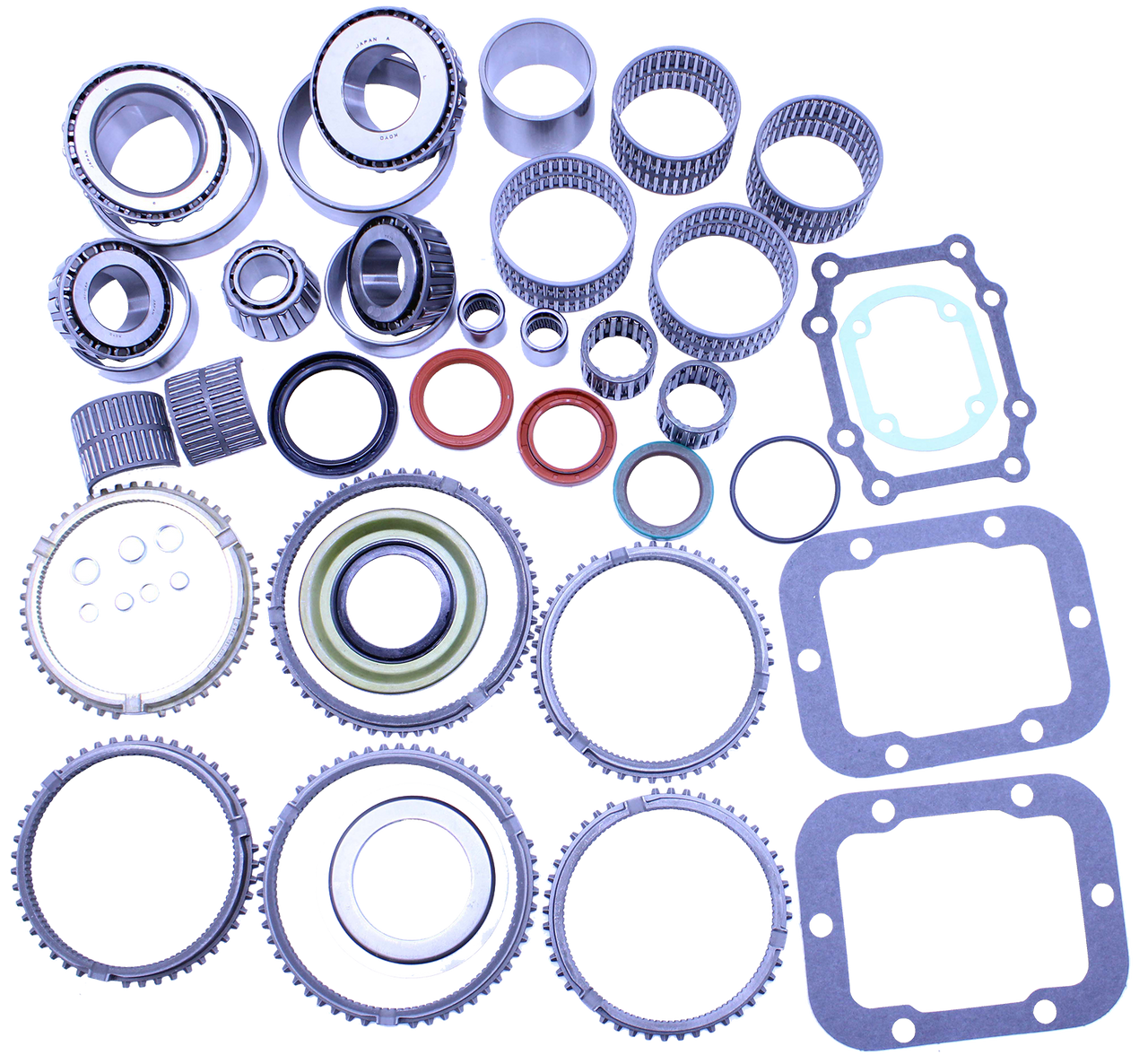 QU21042 ZF5-47 Bearing, Seal, Gasket and Syncro Ring Kit for 1996-97 Ford Torque King 4x4