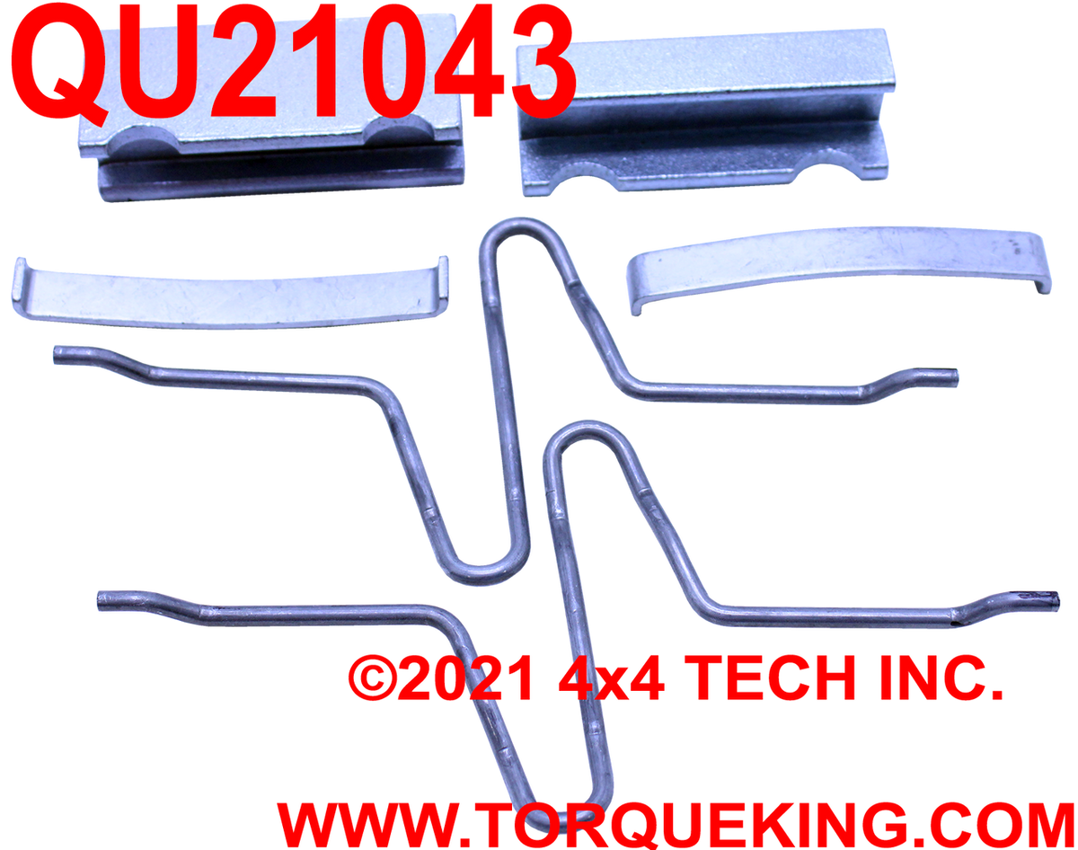 QU21043 Disc Brake Hardware Kit Torque King 4x4