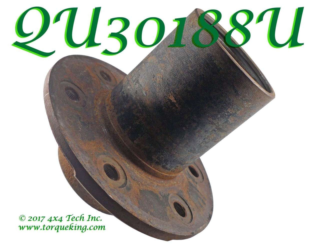 QU30188U Used 1971-1977.5 GM 1/2 ton 4x4 Front Disc Brake Wheel Hub Torque King 4x4
