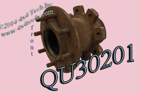 QU30201U Used DRW Front Wheel Hub for Chevy and GMC Dana 60 Front Torque King 4x4