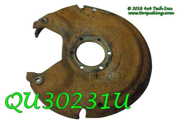 QU30231U Used Left Combination Caliper Support and Brake Shield Torque King 4x4