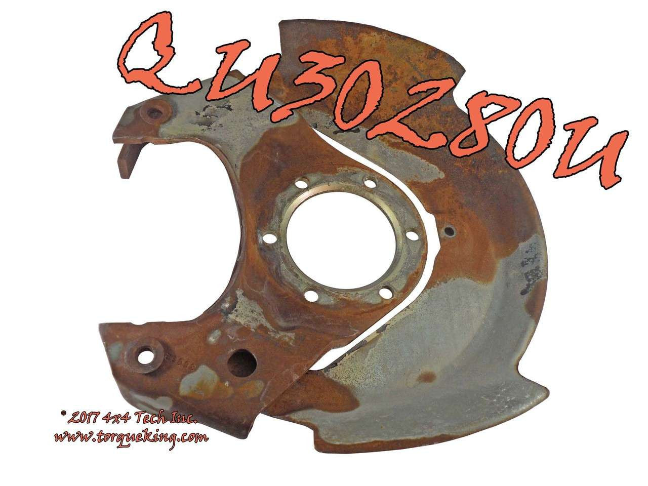 QU30280U Used Disc Brake Caliper Anchor Bracket with Shield Torque King 4x4