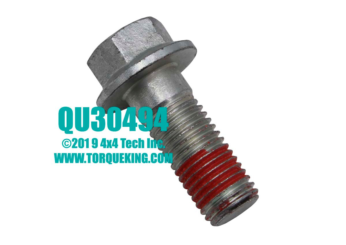 QU30494 Rear Disc Brake Caliper Bracket Mounting Bolt for 1999-2019 GM AAM 11.5" Torque King 4x4