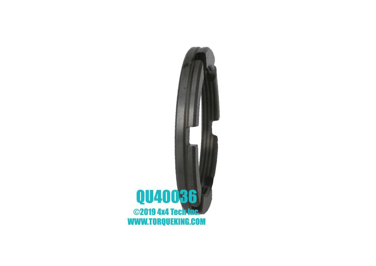 QU40036 2" ID 6 Slot Front or Rear Spindle Nut for Chevy, Ford, and GMC Torque King 4x4