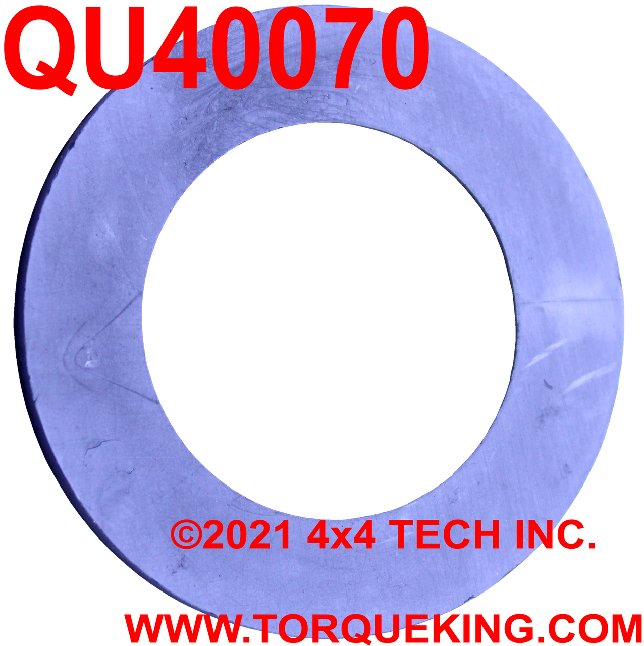 QU40070 Plastic Front Axle Shaft to Spindle Thrust Washer Torque King 4x4