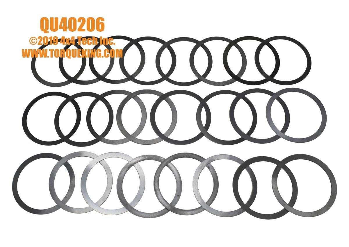 QU40206 Differential Shim Kit for Dana 60, 70, or 80 Rear Axles Torque King 4x4