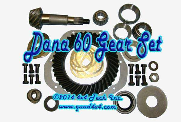 QU40252 Dana 60 4.10 Ratio Genuine Dana Spicer Ring and Pinion Set Torque King 4x4