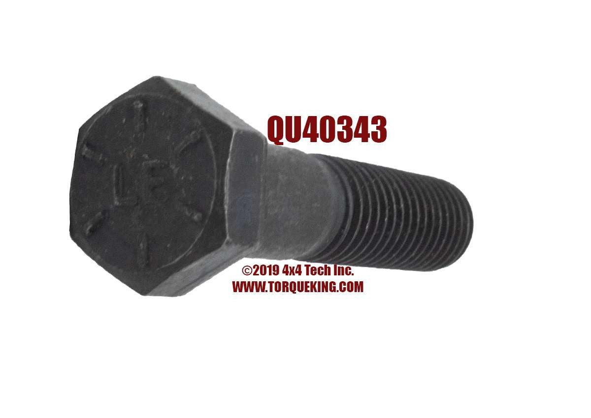 QU40343 Bolt, Differential Bearing Cap Dana 44, 50, 60, 61, 70, 70HD, 80 Axles Torque King 4x4