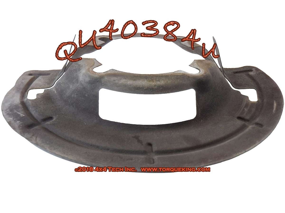QU40384U Used Front Disc Brake Splash Shield Torque King 4x4