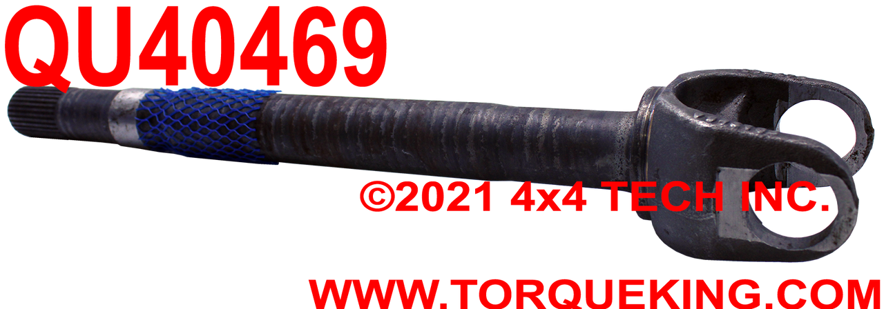 QU40469 2000-2002 Dodge Dana 60 Left Inner Axle Shaft Torque King 4x4