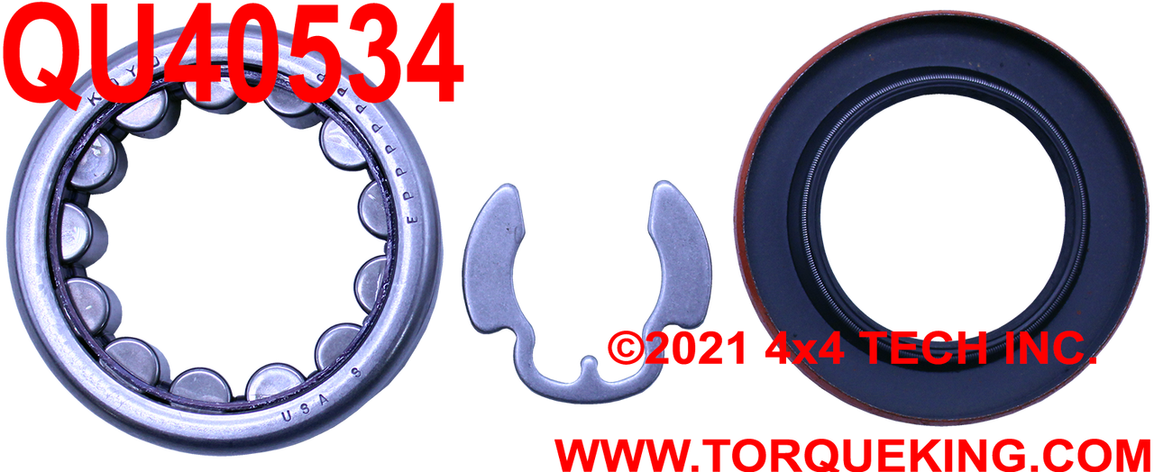 QU40534 Right Side Diff Output Bearing and Seal Kit for Ford Dana IFS Torque King 4x4