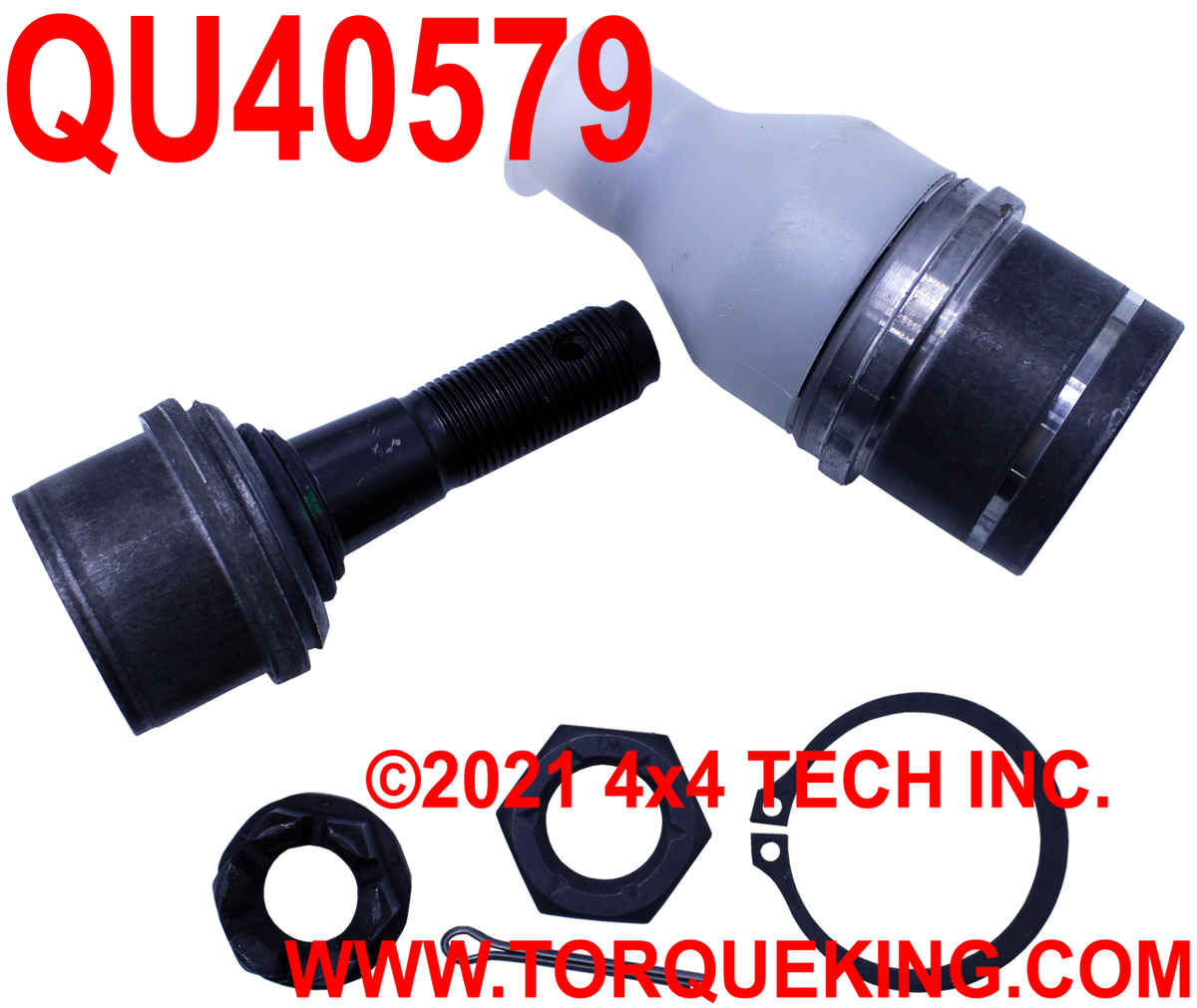 QU40579 2005-up Original Equipment Non-Greaseable Ball Joint Set Torque King 4x4