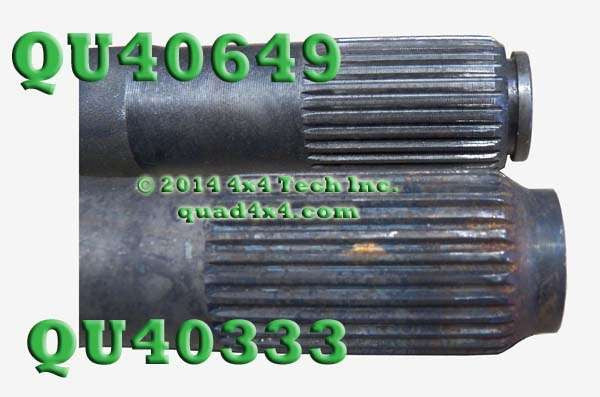 QU40649U Used Left Differential Output Shaft for 85-93 CAD Axle Torque King 4x4