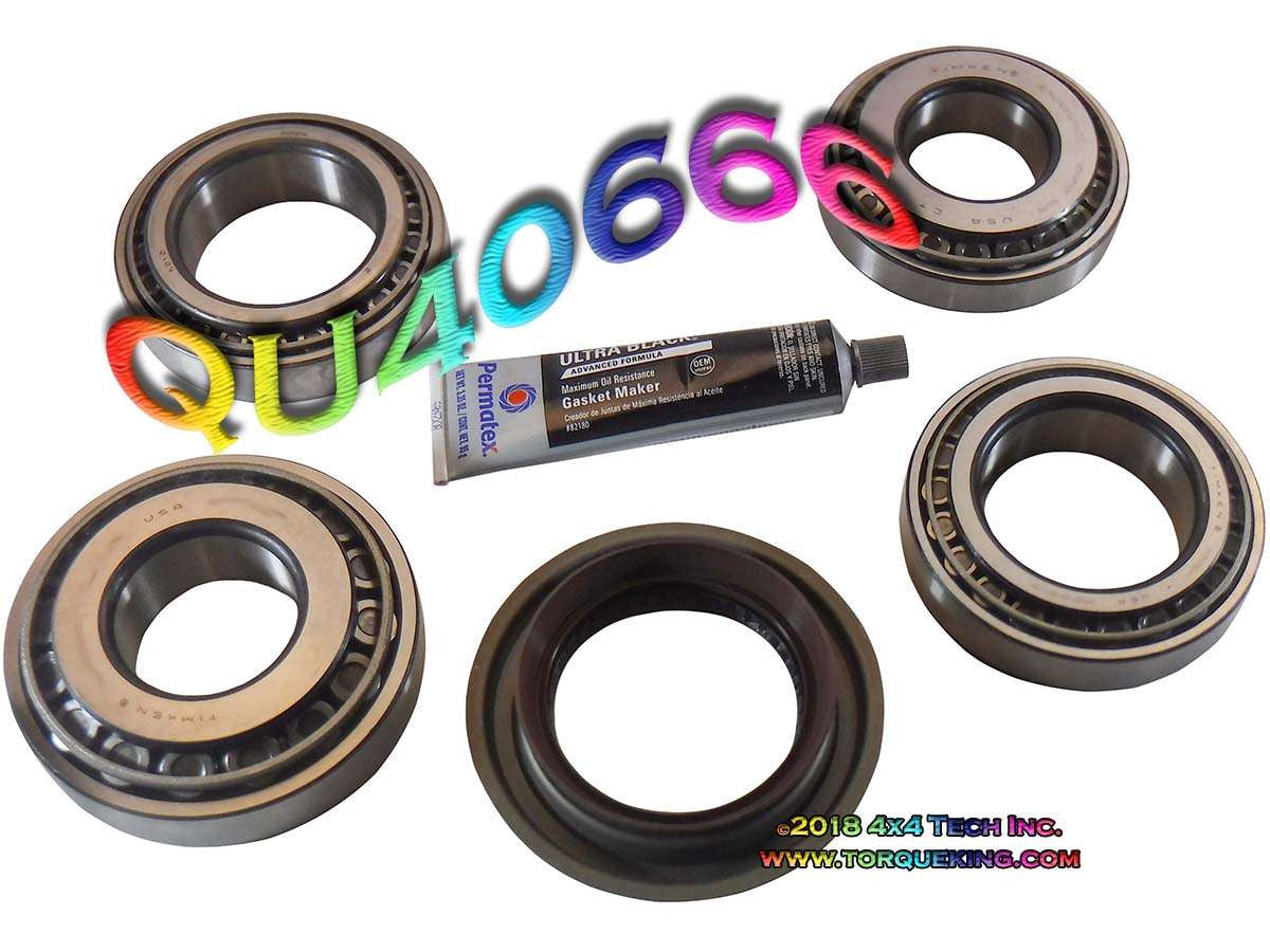 QU40666 Diff & Pinion Bearing Kit with Pinion Seal for Dana S110/S111 Torque King 4x4