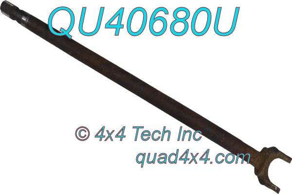 QU40680U Used Left Inner Axle Shaft for 1974-1979 Jeep Dana 44 Torque King 4x4