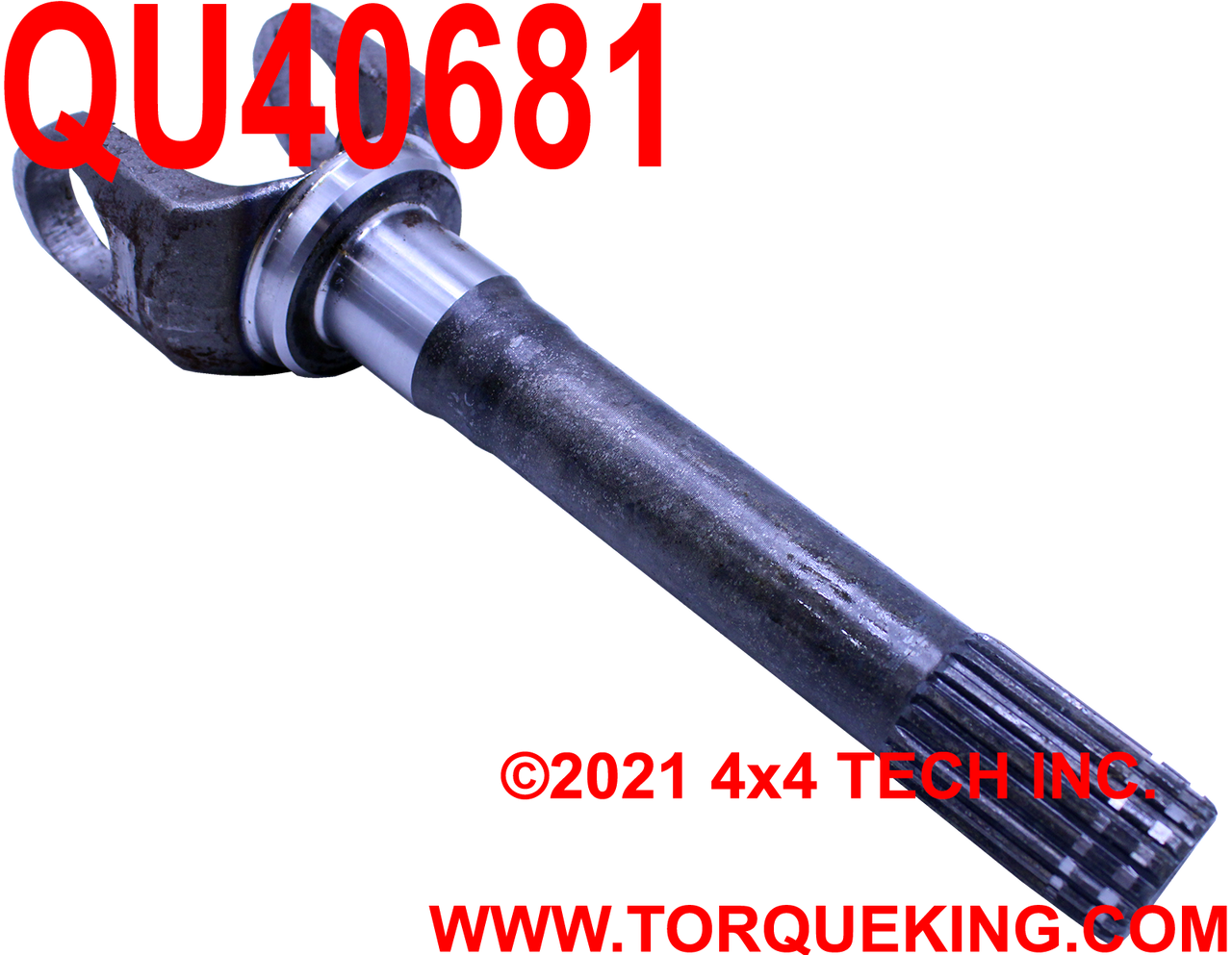 QU40681 Outer Axle Shaft for most 1974-91 Jeep Dana 44 Front Axles Torque King 4x4