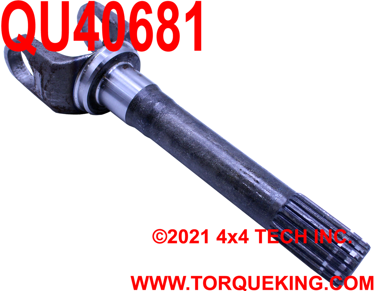 QU40681 Outer Axle Shaft for most 1974-91 Jeep Dana 44 Front Axles Torque King 4x4