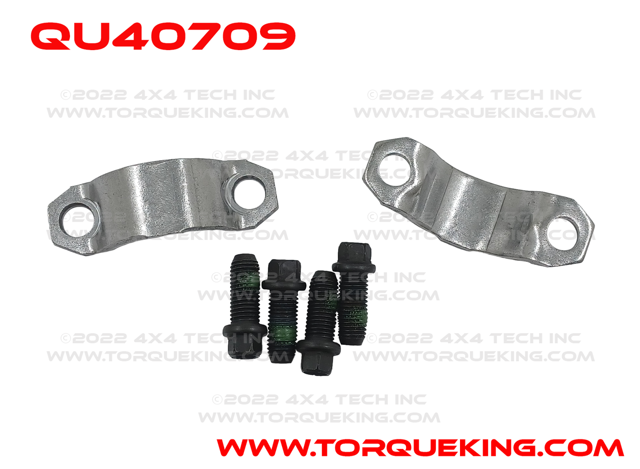 QU40709 Universal Joint Strap and Bolt Kit for Spicer 1350 or 1410 Yokes Torque King 4x4