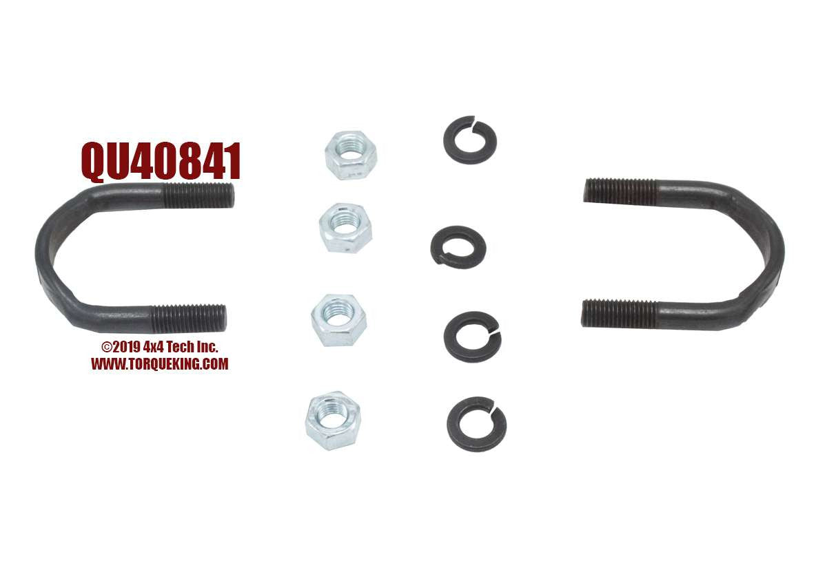 QU40841 Driveshaft U-Bolt Kit for Ford 1330F Driveshaft U-Joints Torque King 4x4