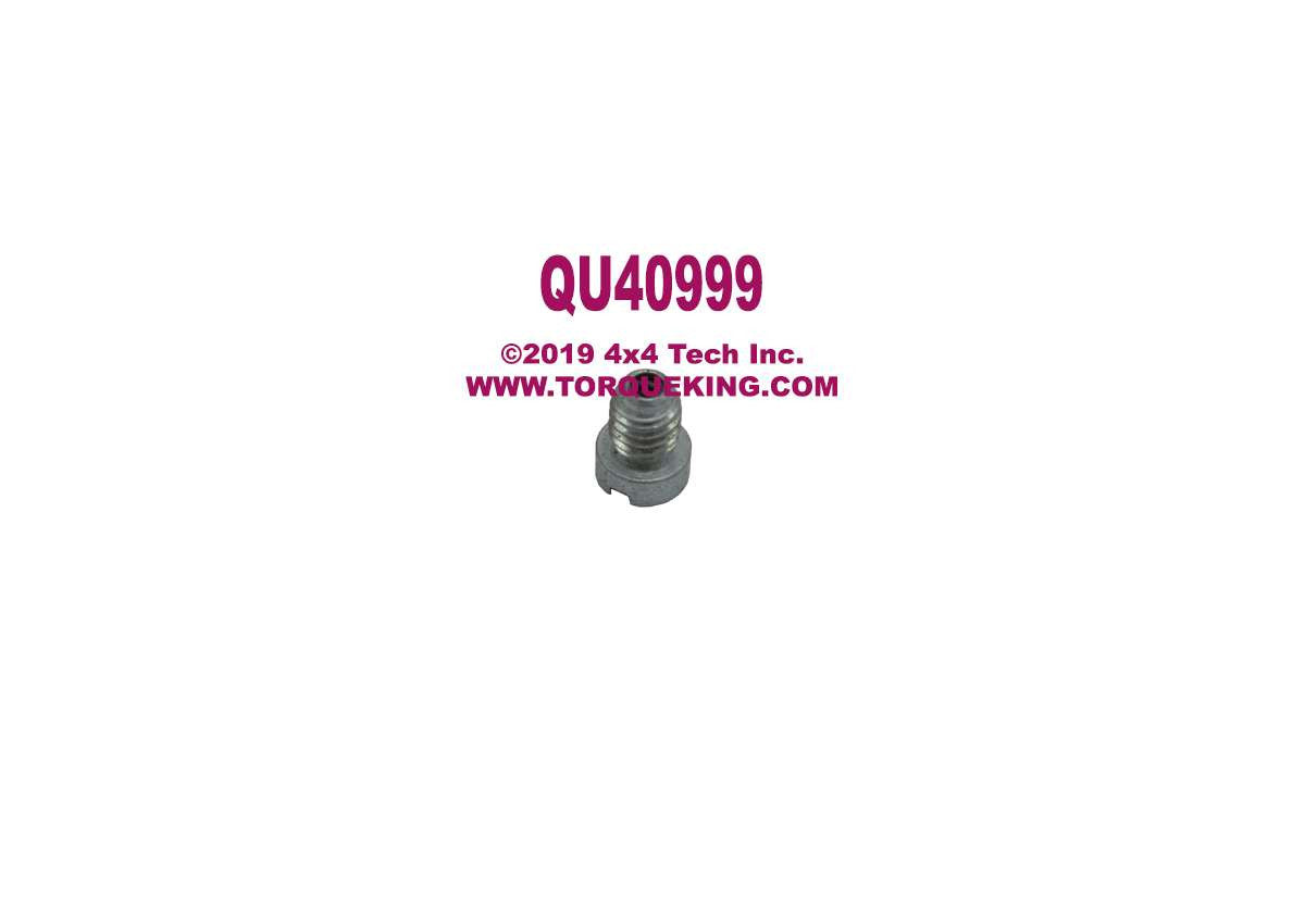 QU40999 Flush-Type Grease Zerk Fitting with 10-32 Fine Threads Torque King 4x4