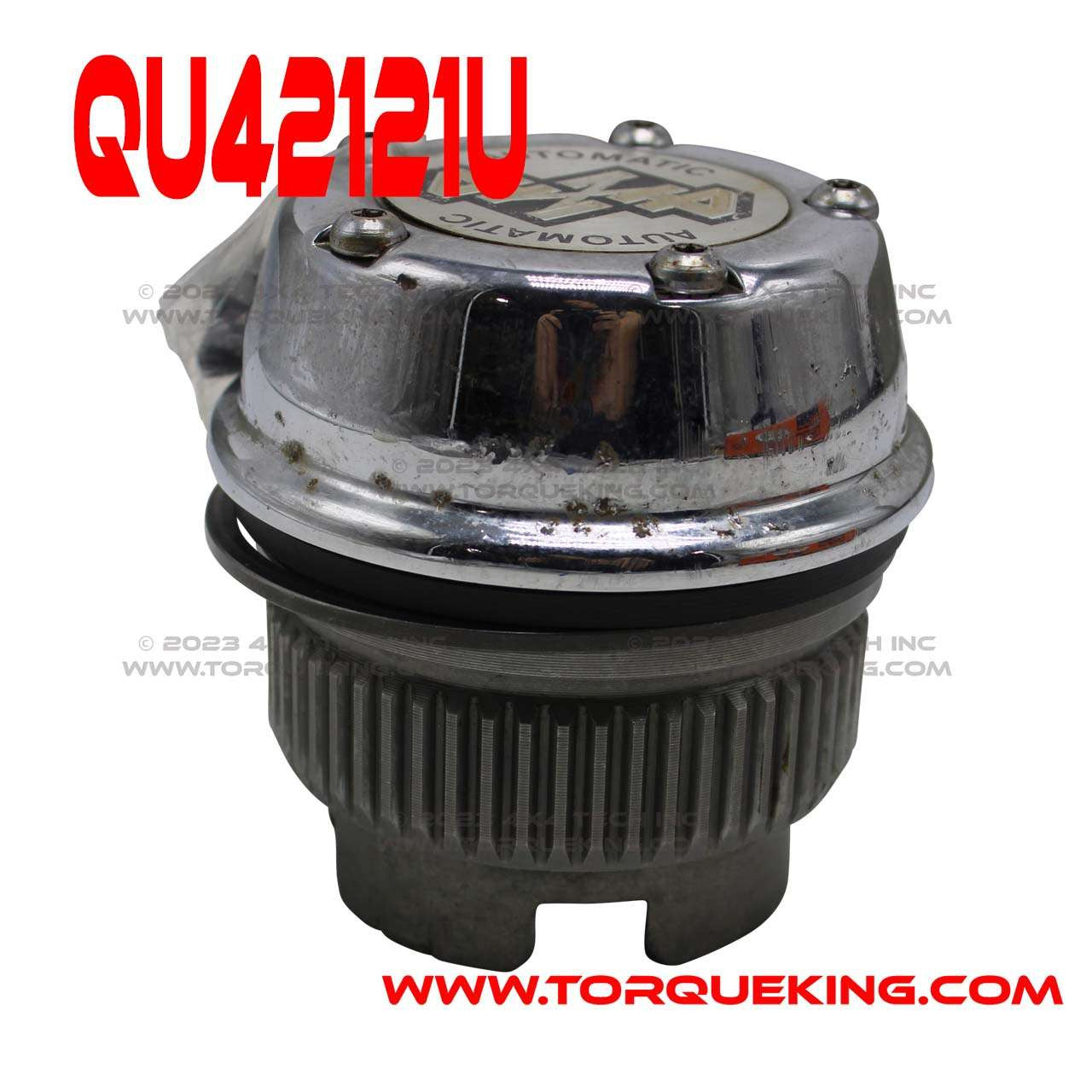 QU42121U Used Borg Warner Auto Locking Hub with 5 Bolt Cap Torque King 4x4