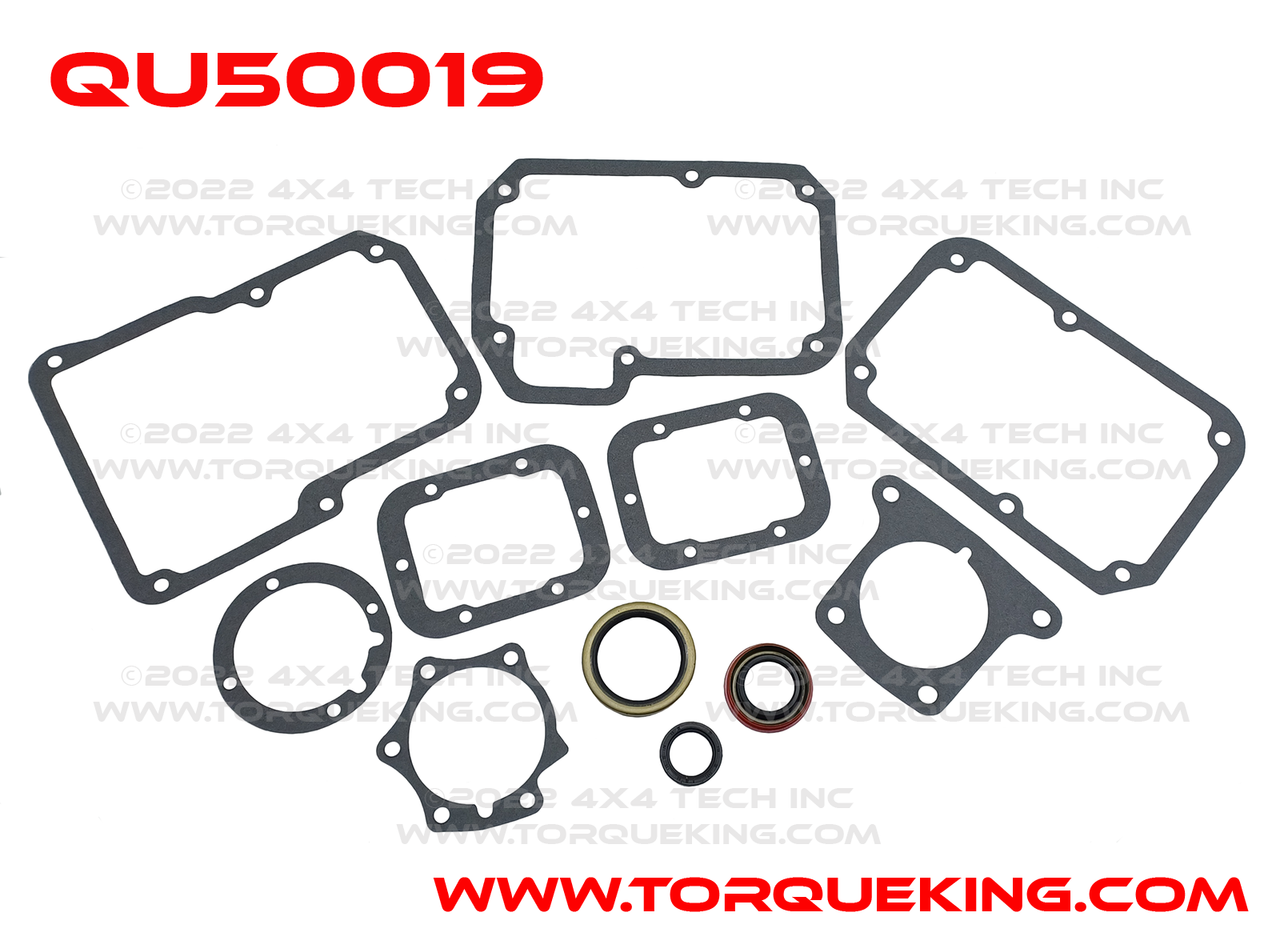 QU50019 Gasket & Seal Kit for Borg Warner T18, T19 Transmissions Torque King 4x4