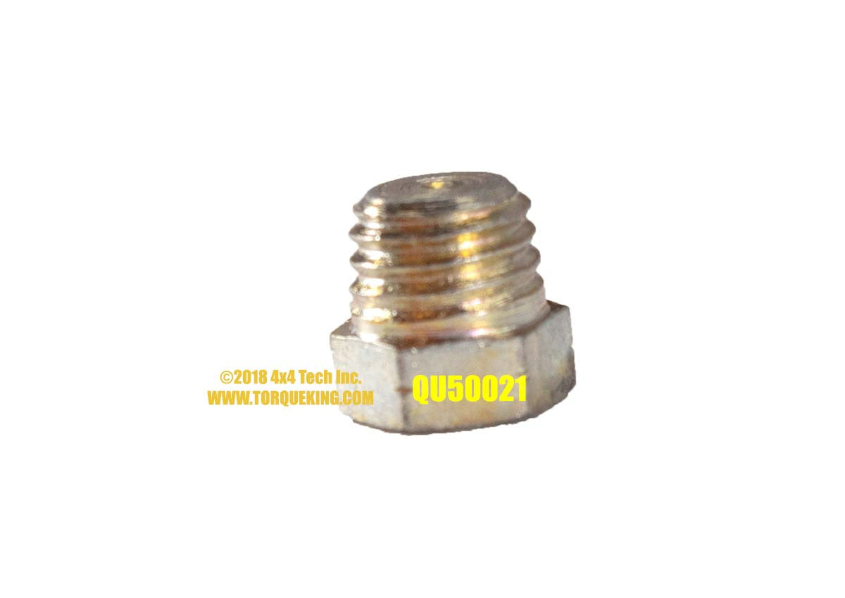 QU50021 Grease Zerk Plug with 1/4"x28 TPI Tapered Thread Torque King 4x4