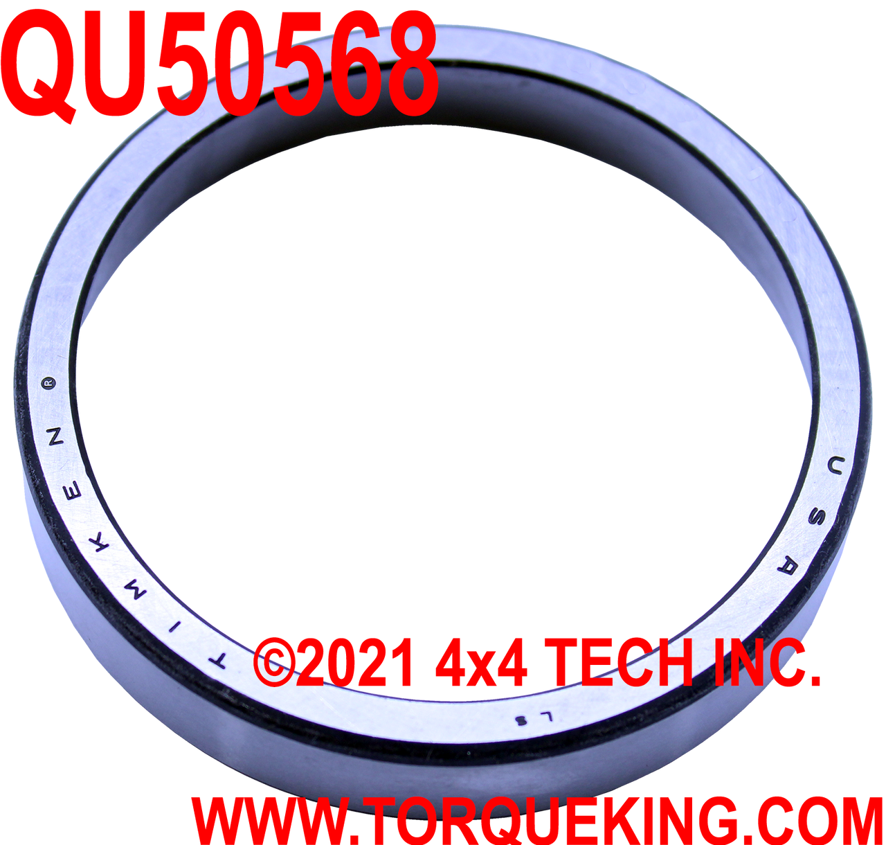 QU50568 Timken® Tapered Inner Wheel Bearing Cup Torque King 4x4