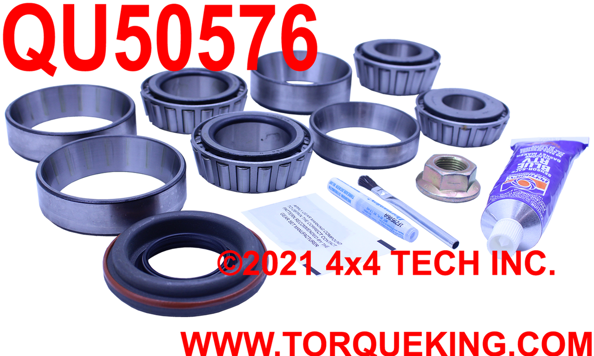 QU50576 Dana 44 Differential and Pinion Bearing and Seal Kit Torque King 4x4