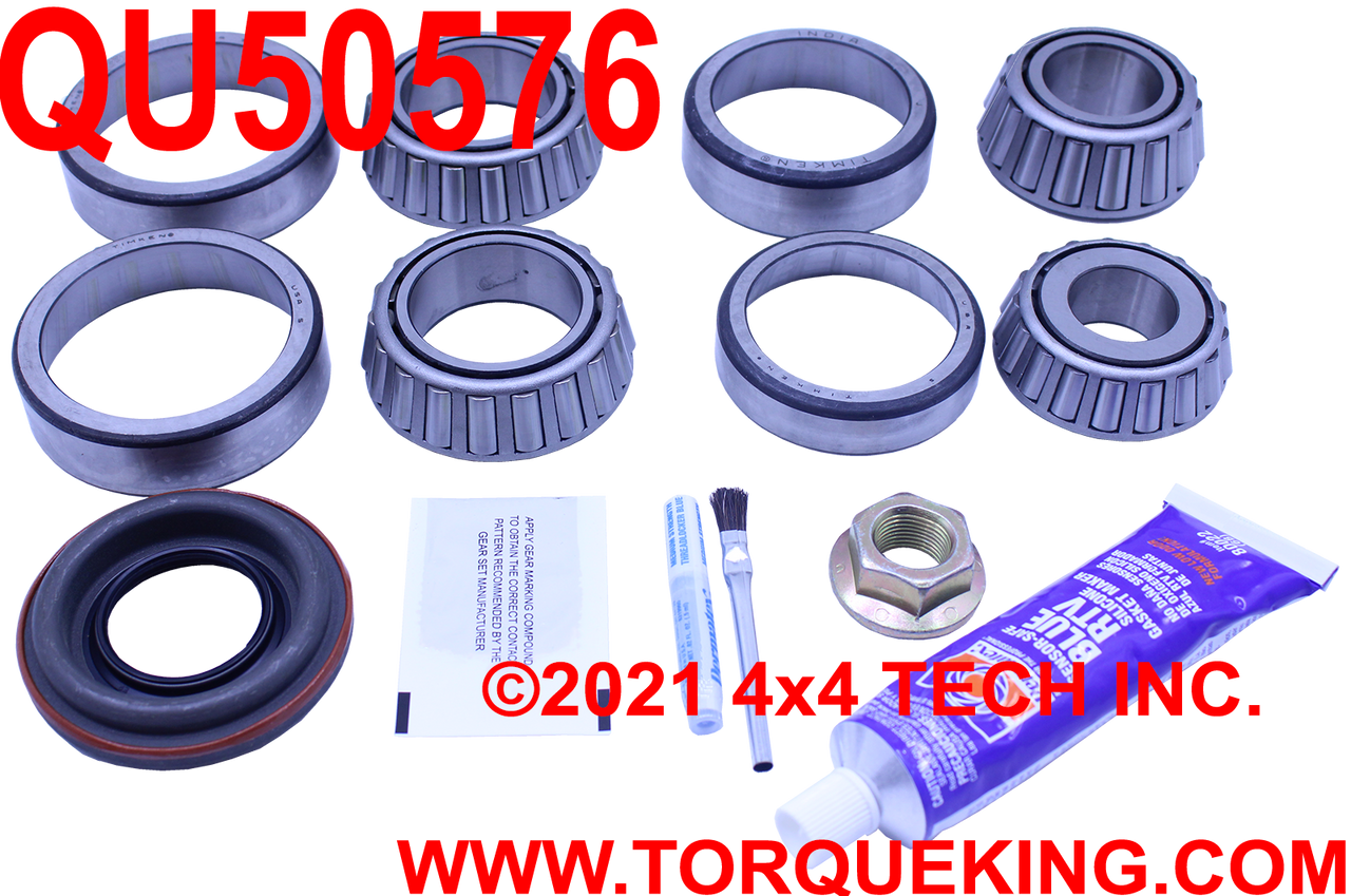 QU50576 Dana 44 Differential and Pinion Bearing and Seal Kit Torque King 4x4