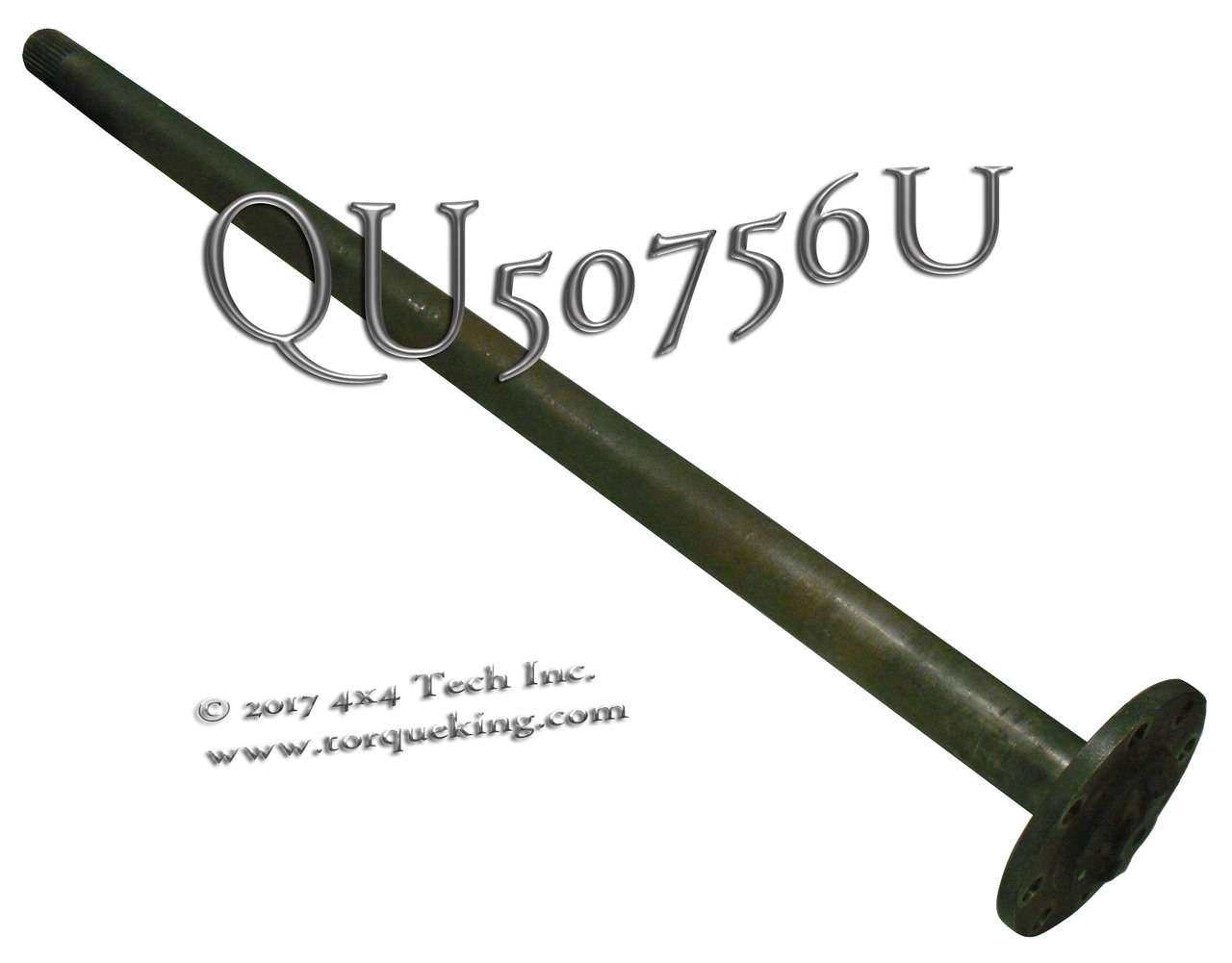 QU50756U Used 36.81" SRW Axle Shaft for Ram 2500 & 3500 AAM 1150 Rear Axles Torque King 4x4
