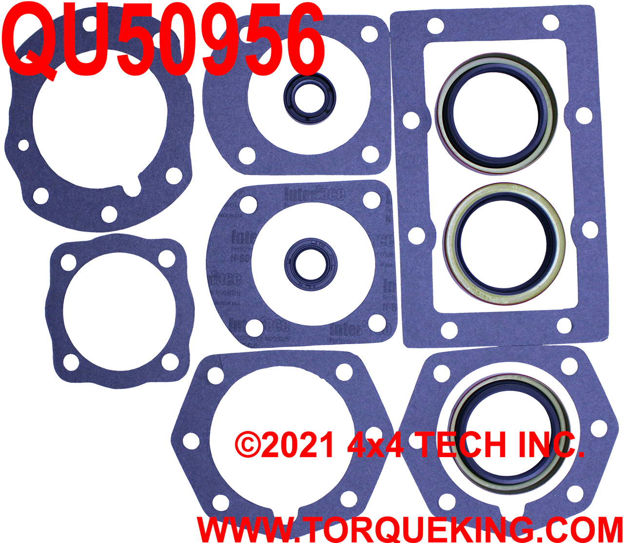 QU50956 Dana 24 Gasket and Seal Kit for GM and Ford Torque King 4x4