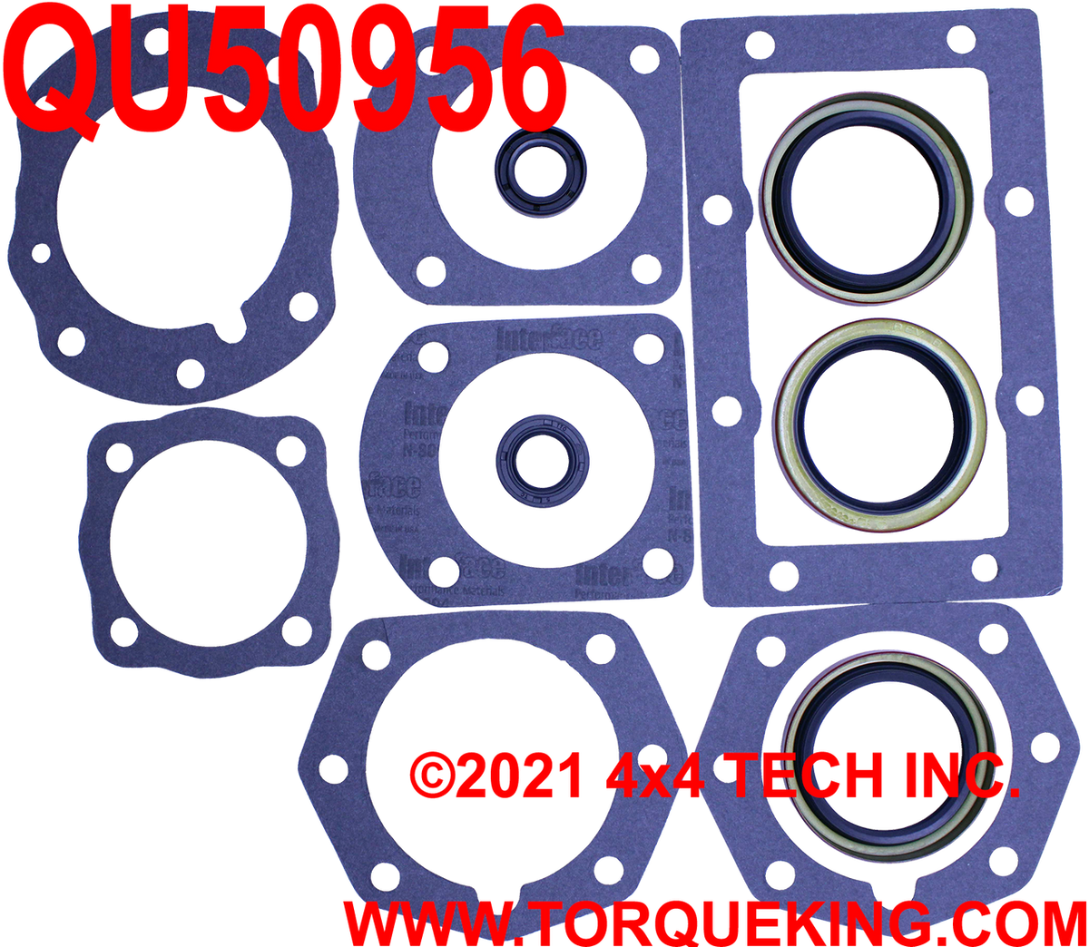 QU50956 Dana 24 Gasket and Seal Kit for GM and Ford Torque King 4x4