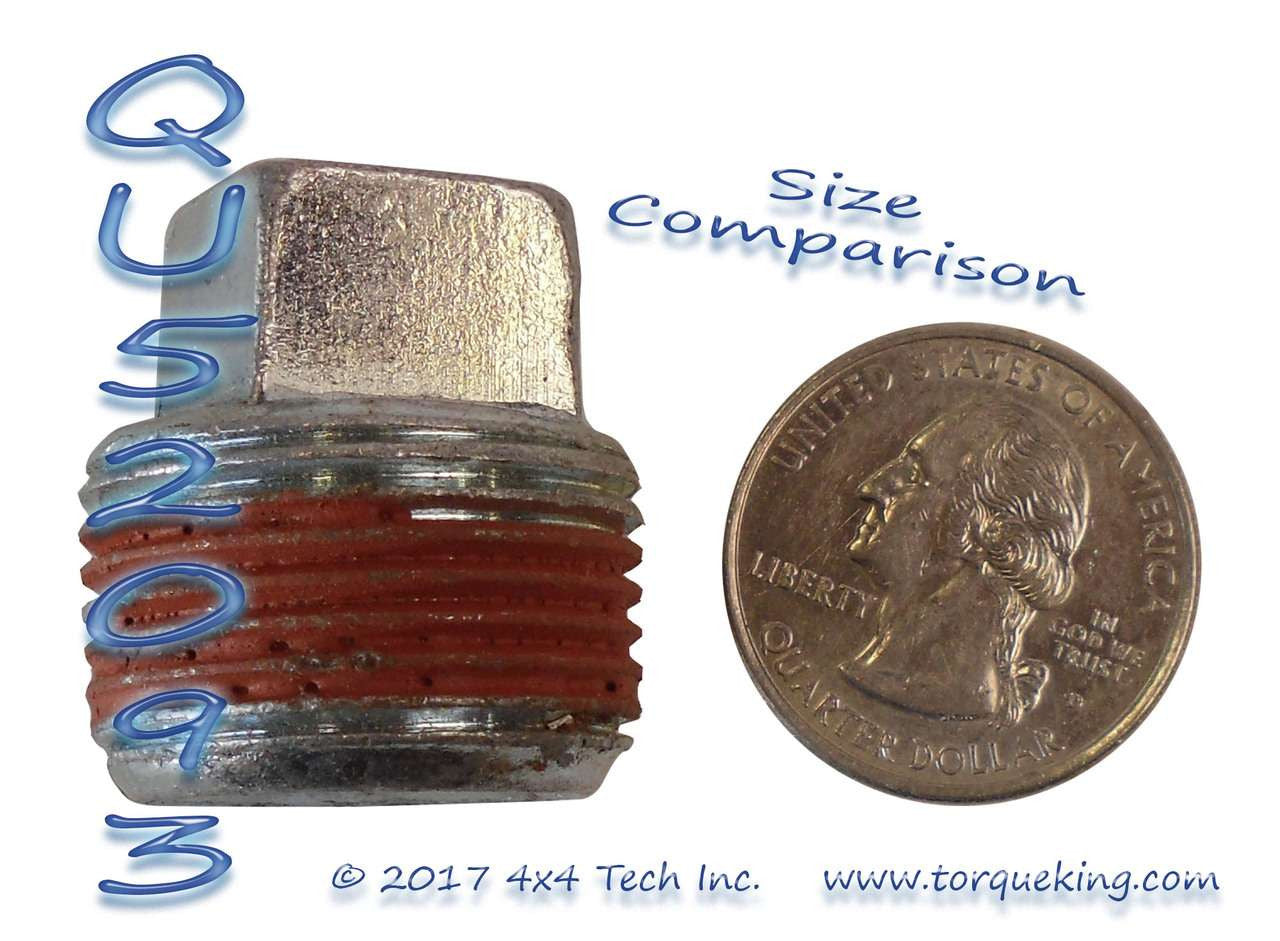QU52093 Drain Fill Plug for T18, T19, T98, and NP435 Transmissions Torque King 4x4