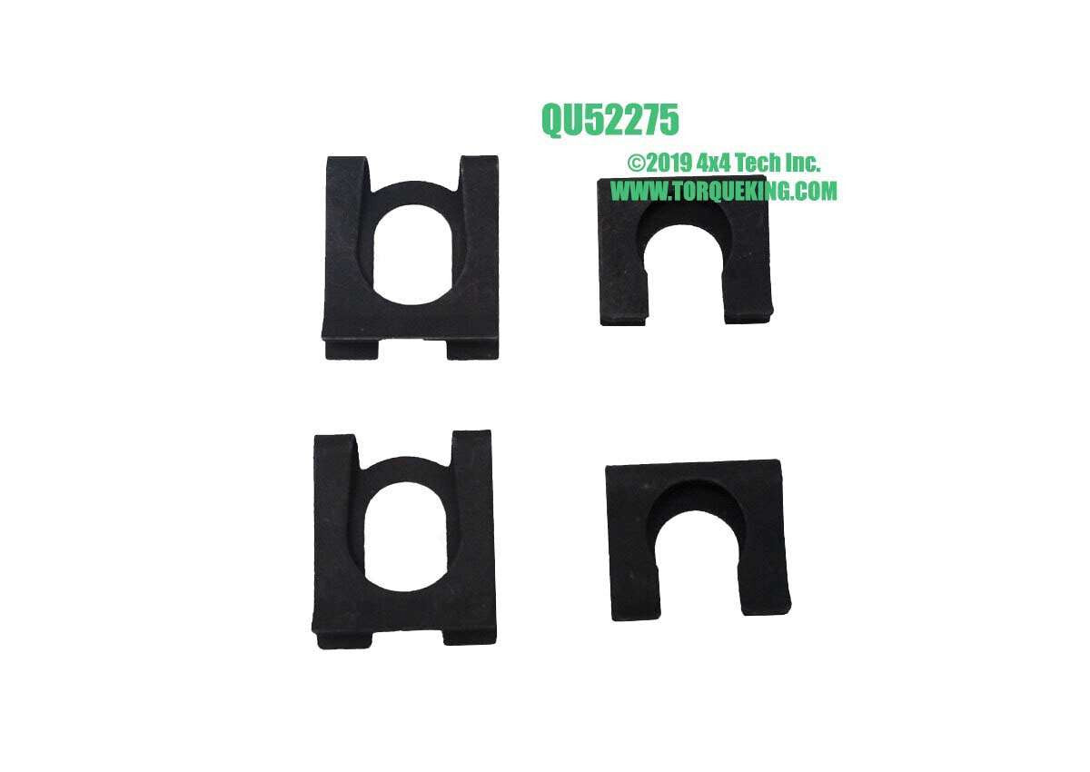 QU52275 Pack of 4 Brake Hose to Frame Retaining Clips for Ford and GM Torque King 4x4