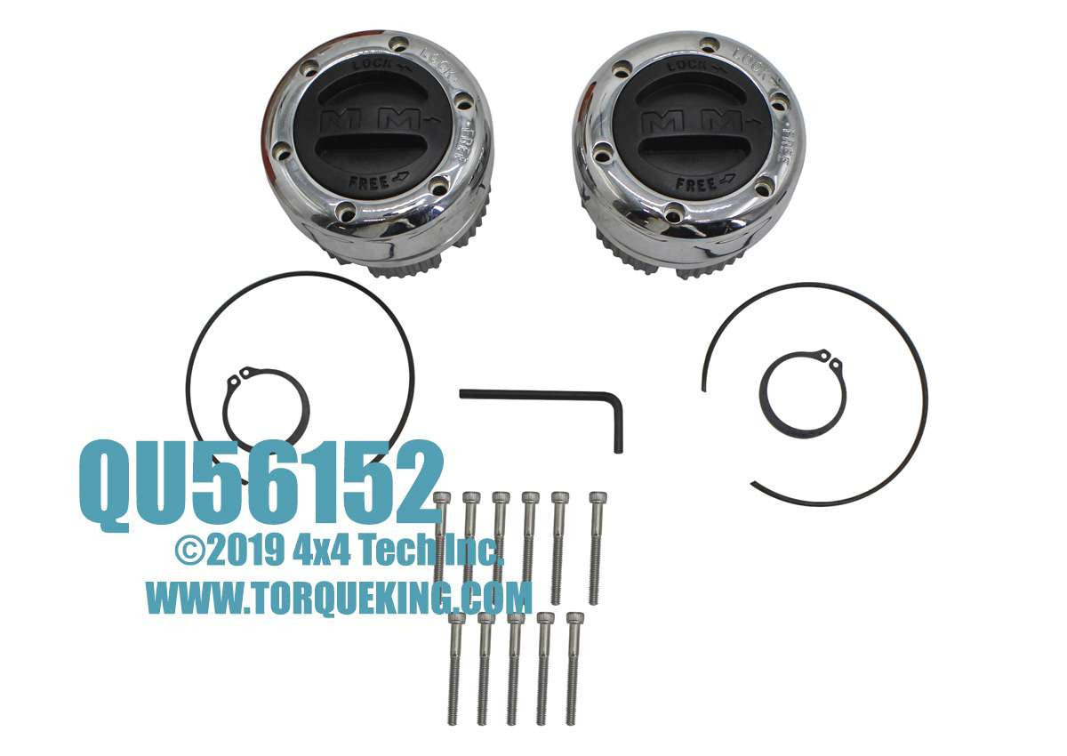 QU56152 Mile Marker® Dana 44 Plastic Dial Hub Set Torque King 4x4