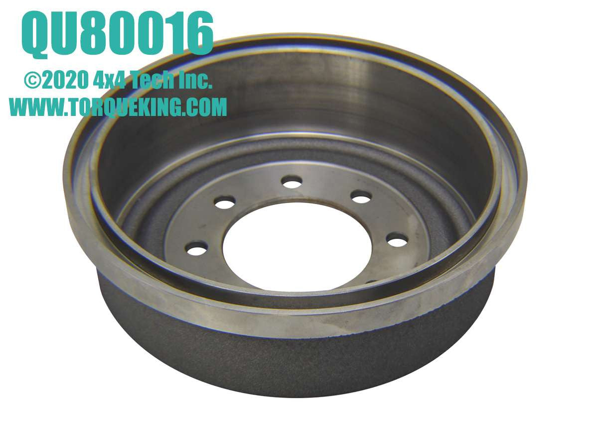 QU80016 12" Rear Brake Drum for SRW Dodge Trucks Torque King 4x4
