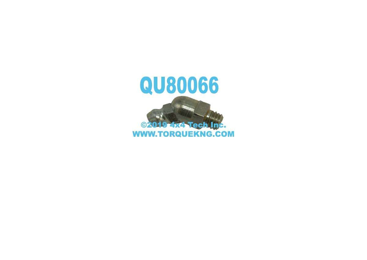 QU80066 45d x 1/4" Zerk Fitting Torque King 4x4
