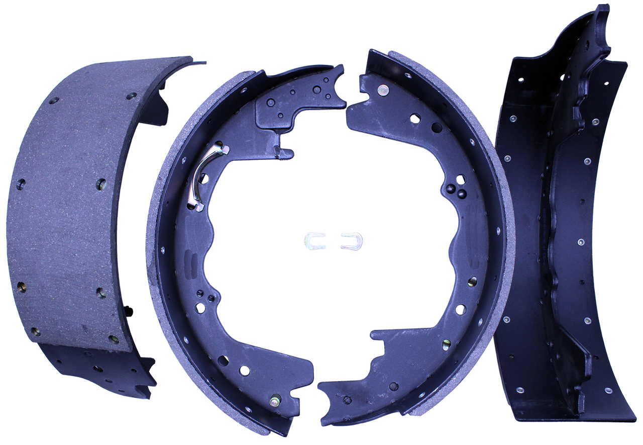 QU80075 12-1/8" x 3.5" Bendix Type Rear Brake Shoes for Dodge & Ford Torque King 4x4