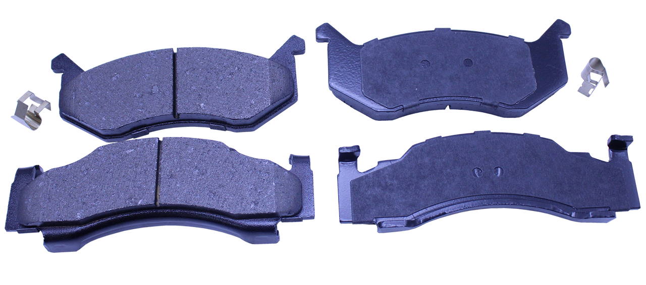 QU80206 Premium Semi-Metallic Front Disc Brake Pads for 74-93 Dodge D44 Torque King 4x4
