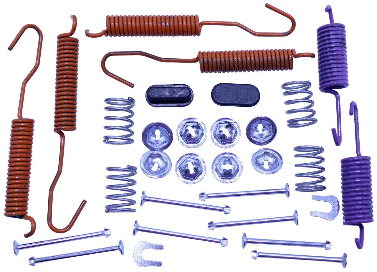 QU80214 Front Brake Shoe Hardware Kit for 12-1/8" x 2" Brakes Torque King 4x4