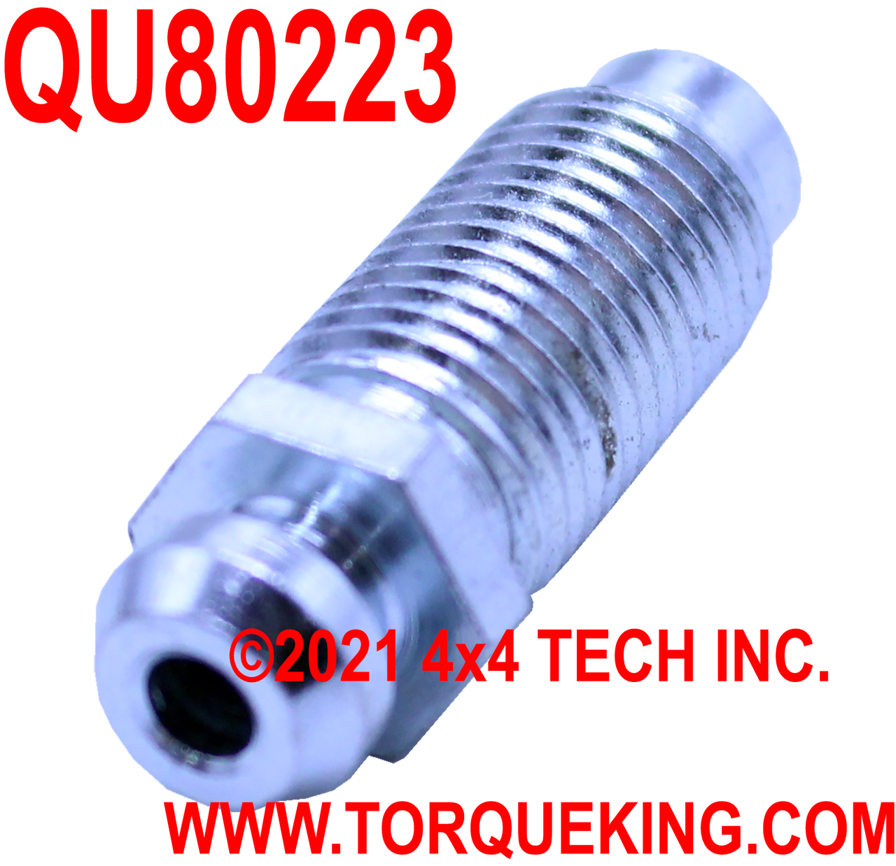 QU80223 3/8x24 Front Brake Caliper Bleeder Screw Torque King 4x4