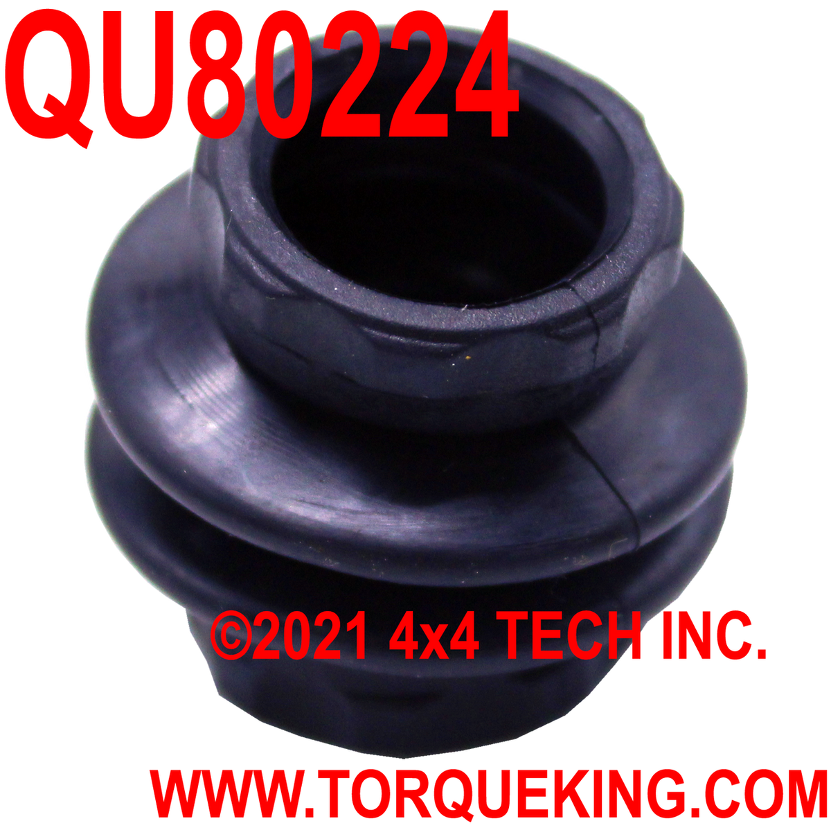 QU80224 Front Brake Caliper Bushing Set for 05-20 F250 & F350 4x4 Torque King 4x4