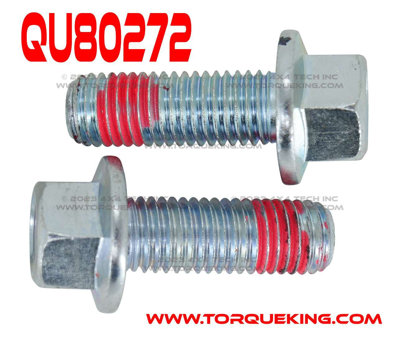 QU80272 Front Knuckle to Caliper Bracket Bolt Set for 2009-2018 Ram AAM 925 Torque King 4x4