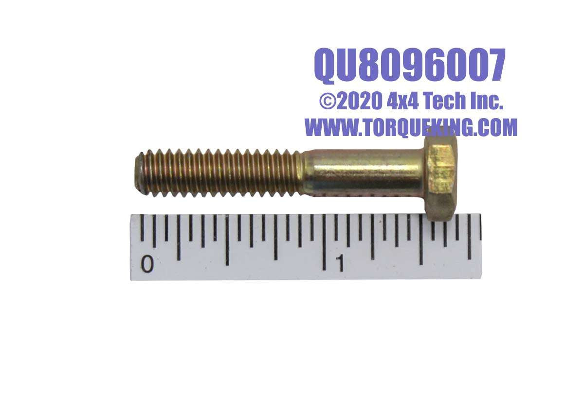 QU8096007 1/4-20 x 1 1/2 UNC Grade 8 Coarse Thread Hex Head Bolt Torque King 4x4