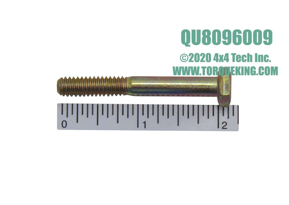 QU8096009 1/4-20 x 2 UNC Grade 8 Coarse Thread Hex Head Bolt Torque King 4x4