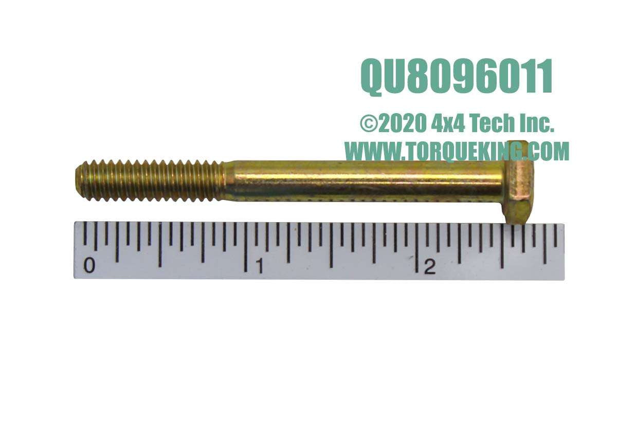 QU8096011 1/4-20 x 2 1/2 UNC Grade 8 Coarse Thread Hex Head Bolt Torque King 4x4