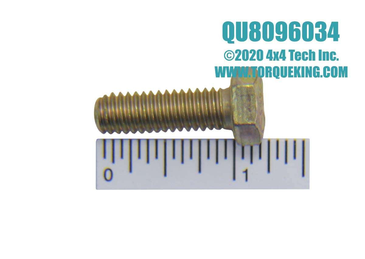 QU8096034 5/16-18 x 1 UNC Grade 8 Coarse Thread Hex Head Bolt Torque King 4x4